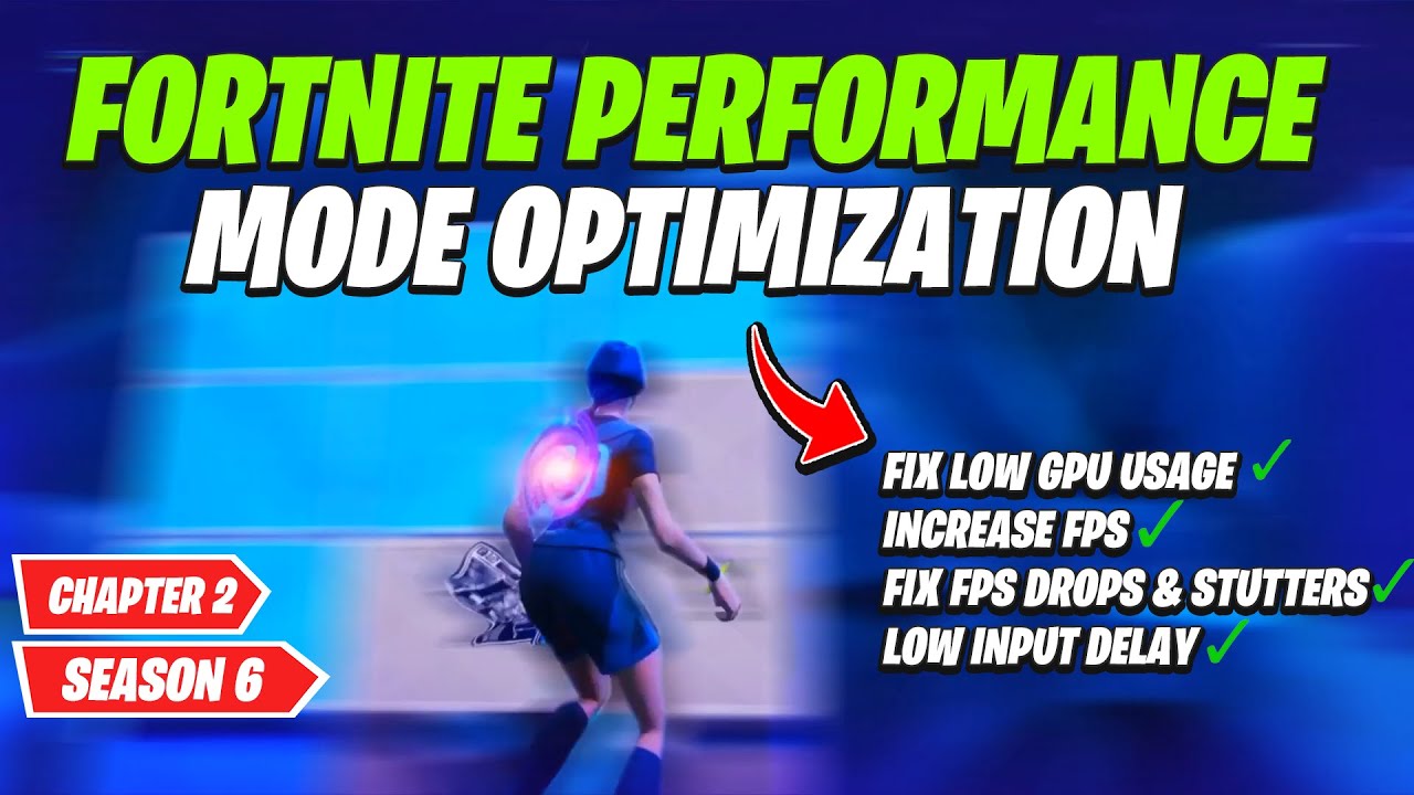 How To Fix Fortnite Performance Mode (Chapter 2 Season 6) Fix FPS