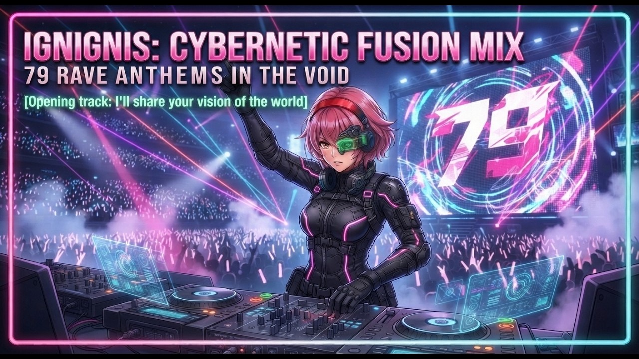 IGNIS: CYBERNETIC FUSION MIX - 79 RAVE ANTHEMS IN THE VOID