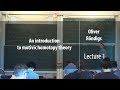 Lecture 1 | An introduction to motivic homotopy theory | Oliver Röndigs | Лекториум