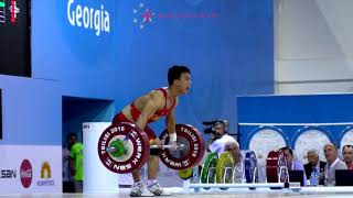 Mo Yongxiang (62) - 130kg, 132kg, & 137kg Snatches @ 2016 Junior Worlds