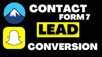 Contact Form 7 Lead Conversion Tracking for Snapchat Pixel