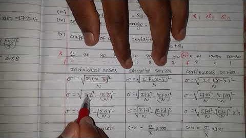 Measure of dispersion // standard deviation %% variance # coefficient of variation # S.D % part-1