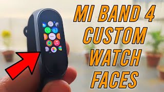 Mi Band 4 Custom Watch Faces | How to Use Custom Watch Face on Mi Band 4 | Mi Band 4 Hidden Features screenshot 4