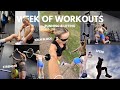 full week of workouts | running &amp; lifting | training for strength + speed | goals | conagh kathleen