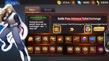 KOF’98 UMOL - ĐỔI VÉ BATTLE PASS TRỰC TIẾP - 1 THÁNG CÓ THỂ NHẬN QUÀ ĐẾN 2 LẦN?