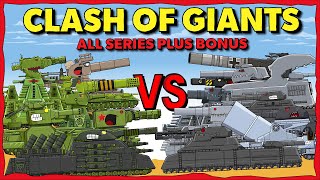 "Clash of Giants - All series plus Bonus" Cartoons about tanks