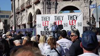 'They Let Us Burn' Rally in Pacific Palisades - Spencer Pratt Announces Mayoral Run