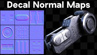 Sci-Fi Decal Normal Maps Asset Pack (Product Video)