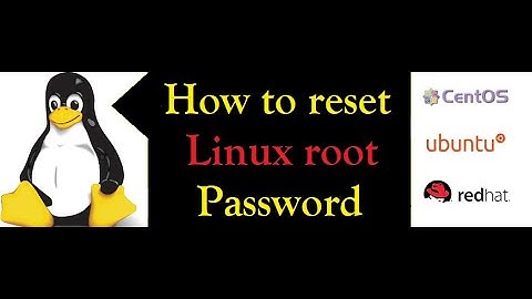 "Forgot Your Linux Root Password? Here