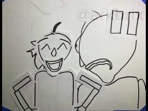 That’s What I Do! but animated with paper (A Baldi’s Basics Animation)