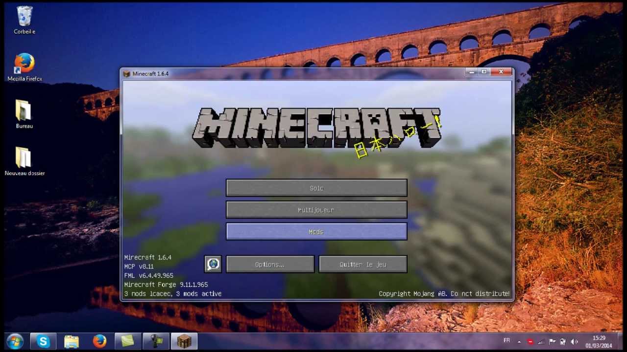 Instalation du mod little blocks + petite présentation --- 1.6.4 ...