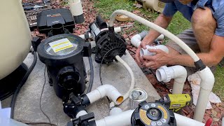How to Install Swimming Pool Water Pump Model VSSHP220DV2A | Step by Step Replacement Process🛠🏊‍♂️