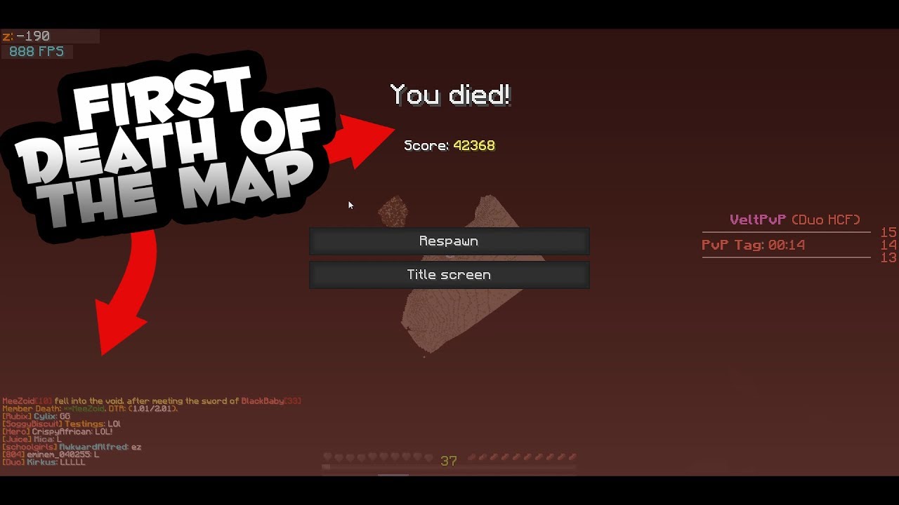 HOW TO HCF [6] - MY FIRST DEATH OF THE MAP WAS COMPLETELY UPSETS' FAULT (Minecraft PvP) - YouTube