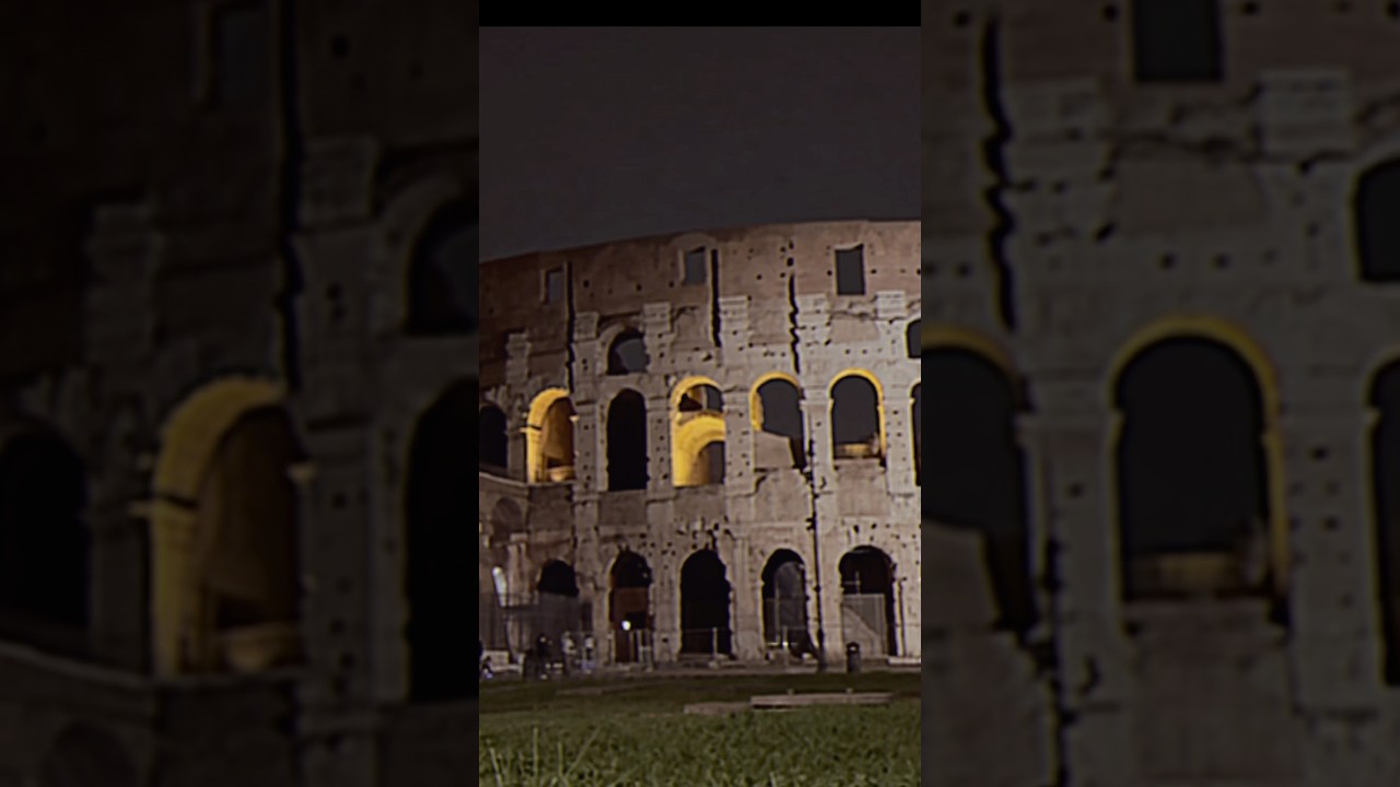Colosseum night visit #explore #travel #cinematic #iphone16pro
