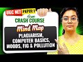 UGC NET Paper 1: Plagiarism, Computer Basics, Moods, Figures & Pollution | Aditi Mam