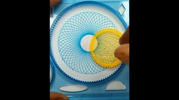 ASMR satisfying spirograph beautiful spiral drawing art #shorts #art #spirograph #drawing