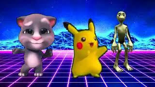 SUPER Trend video Baby Tom vs Pikachu vs Green Frog dances and sings for 10 minutes