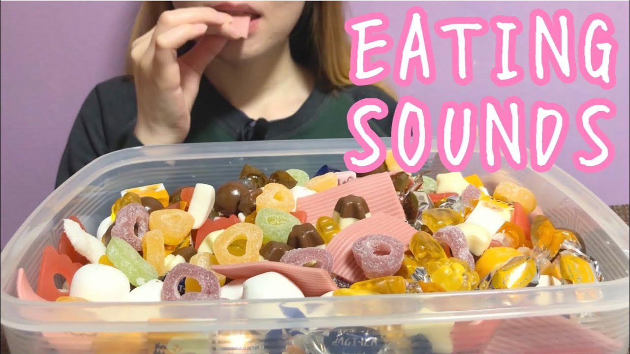 《Eating sounds》グミ,チューイングキャンディ,マシュマロ,チョコレート,キャラメル!