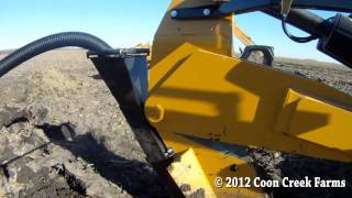 Tiling with a Gold Digger tile plow