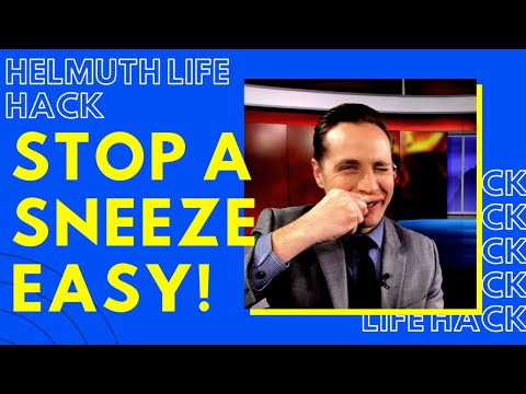How To Stop Sneezing Instantly: (Helmuth) Life Hack