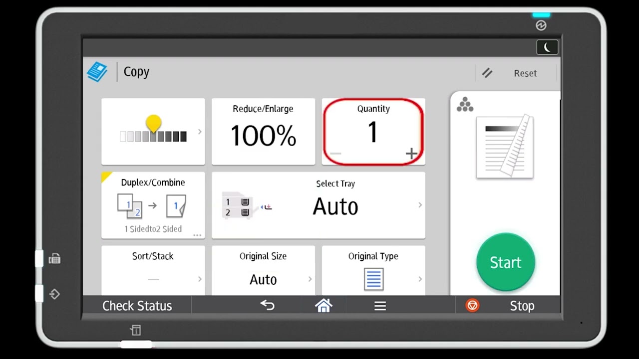 Smart Operation Panel   Copy Overview