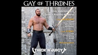 DJ FRADGE Live at THICK 'N" JUICY, Melbourne & Sydney June 2019