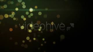Slow Particle Loop Green and Gold | Motion Graphics - Videohive template
