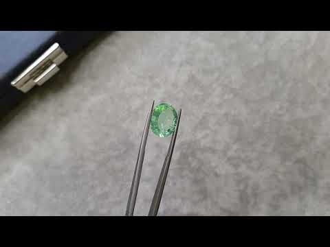 Paraiba tourmaline, 6.05 ct oval cut, Mozambique, GIA Video  № 2