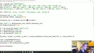 Regression Training and Testing   Practical Machine Learning Tutorial with Python p 4