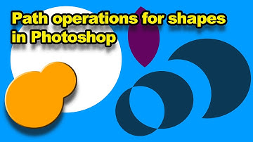Photoshop : How To Subtract Shapes, Combine Paths Tutorial For Beginners | CC 2025 2024