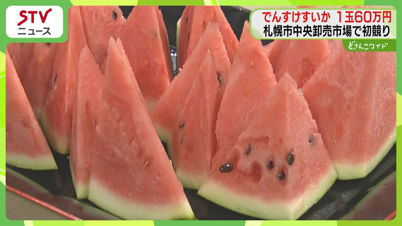 20 お地蔵さん スイカ 12点おまとめ 60万円のでんすけすいか ライブ配信で販売…価格は 6万4000円に