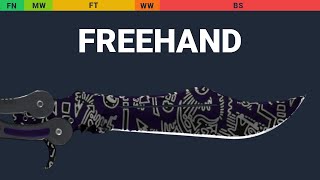 Butterfly Knife Freehand - Skin Float And Wear Preview