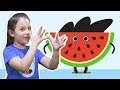 Karpuz Adam Şip Şap Şop - Bebek ve Çocuklar için Eğlenceli Dans Şarkısı