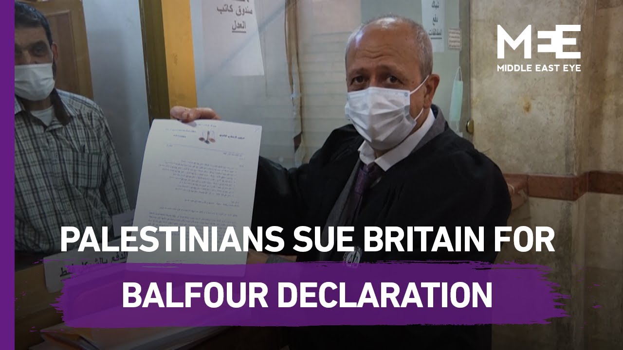 Palestinian lawyers file lawsuit against Britain for Balfour