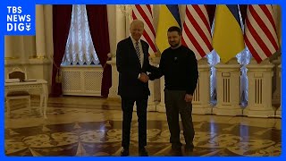 バイデン大統領キーウ訪問の狙いとは　どんなに困難でも訪問実現を指示し、数か月にわたり準備　移動手段などは明らかにされず　ウクライナ｜TBS NEWS DIG