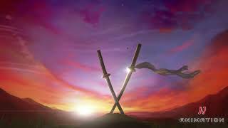 Katanas in the Sunset Animated Wallpaper (Wallpaper Engine link in description)