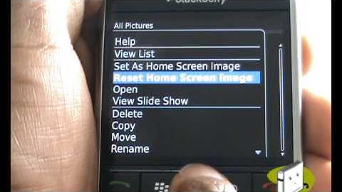 Changing your Wallpaper & Display | BlackBerry Curve 8900 | BlackBerryTutorials.co.uk