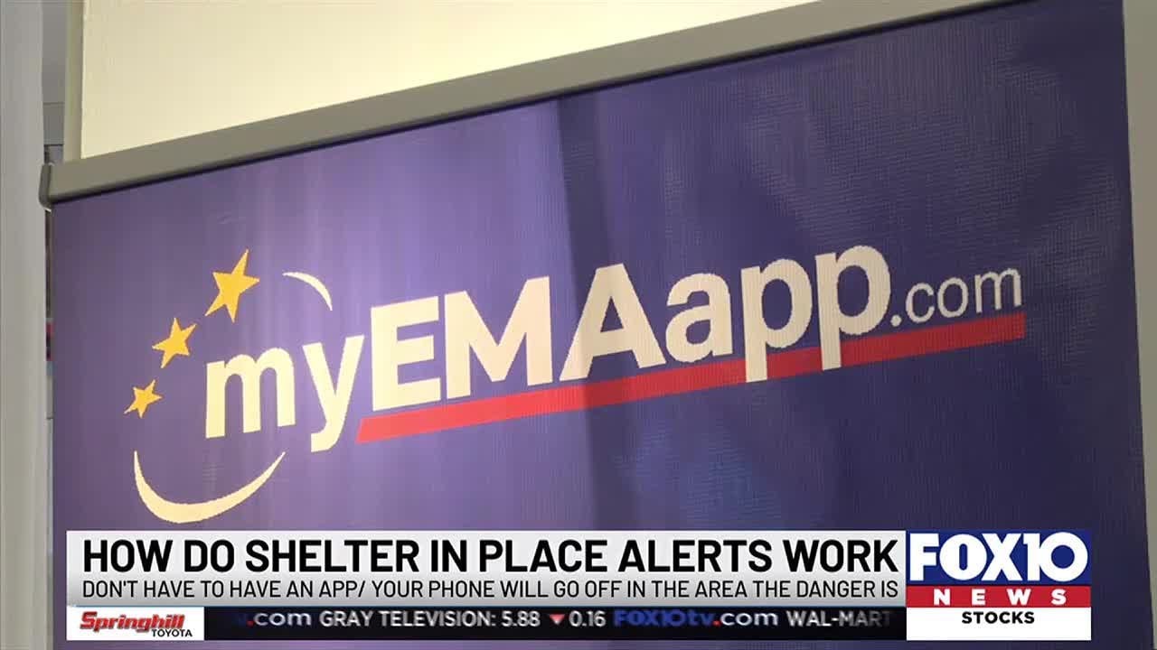 How do "shelter in place" alerts work YouTube