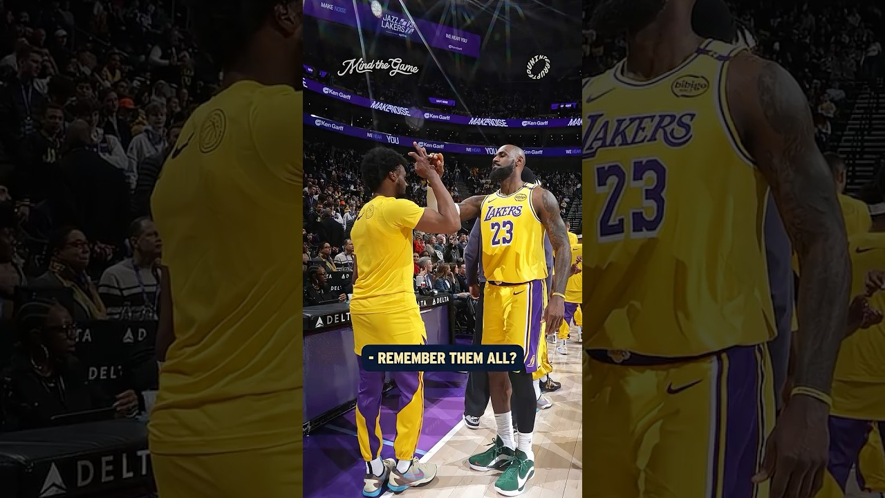 At this point, Bron’s handshake catalog is insane. 🤣