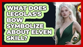 What Does Legolas's Bow Symbolize About Elven Skill? - Echoes Of The Ring