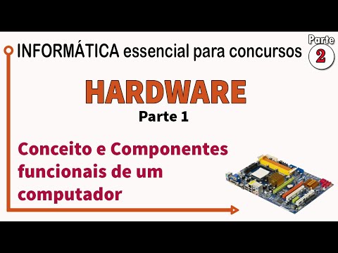 Hardware parte 1   Informática parte 2 Conceito e componentes funcionais de um computador