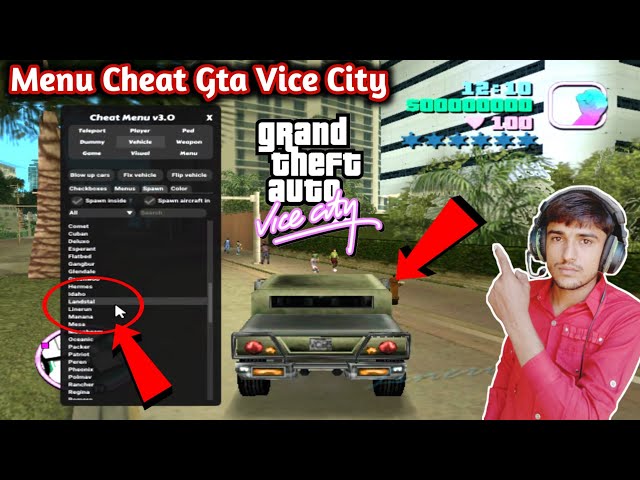 GTA Vice City New Cheat Menu V2 9 Mod 2022