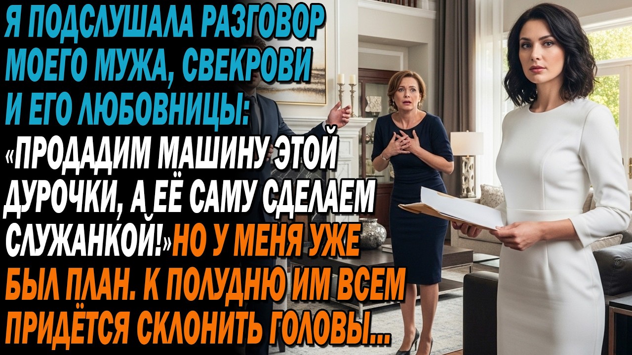 Муж и свекровь собирались продать мою машину,чтобы отдать деньги его любовнице!Но они не знали, что…