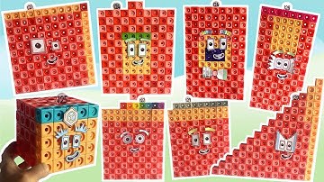 Numberblock Mathlink Cubes 120-129 | Giant Numberblock Step Squads And Cubes