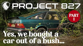 Project 827, Episode 1 - Abandoned Rover 800 saved!