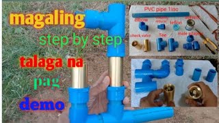 Assemble Ram pump(nasa Description) 100meters paakyatin ang tubig napaka lakas kahit walang makina.