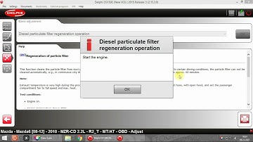Delphi DS150 - Mazda 6, 2011, 2.2L - Forced regeneration DPF procedure          @ClaudeGarage
