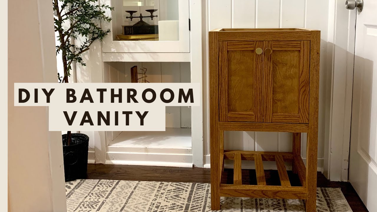 DIY Bathroom Vanity Bathroom Vanity DIY on a Budget Vanity Build on