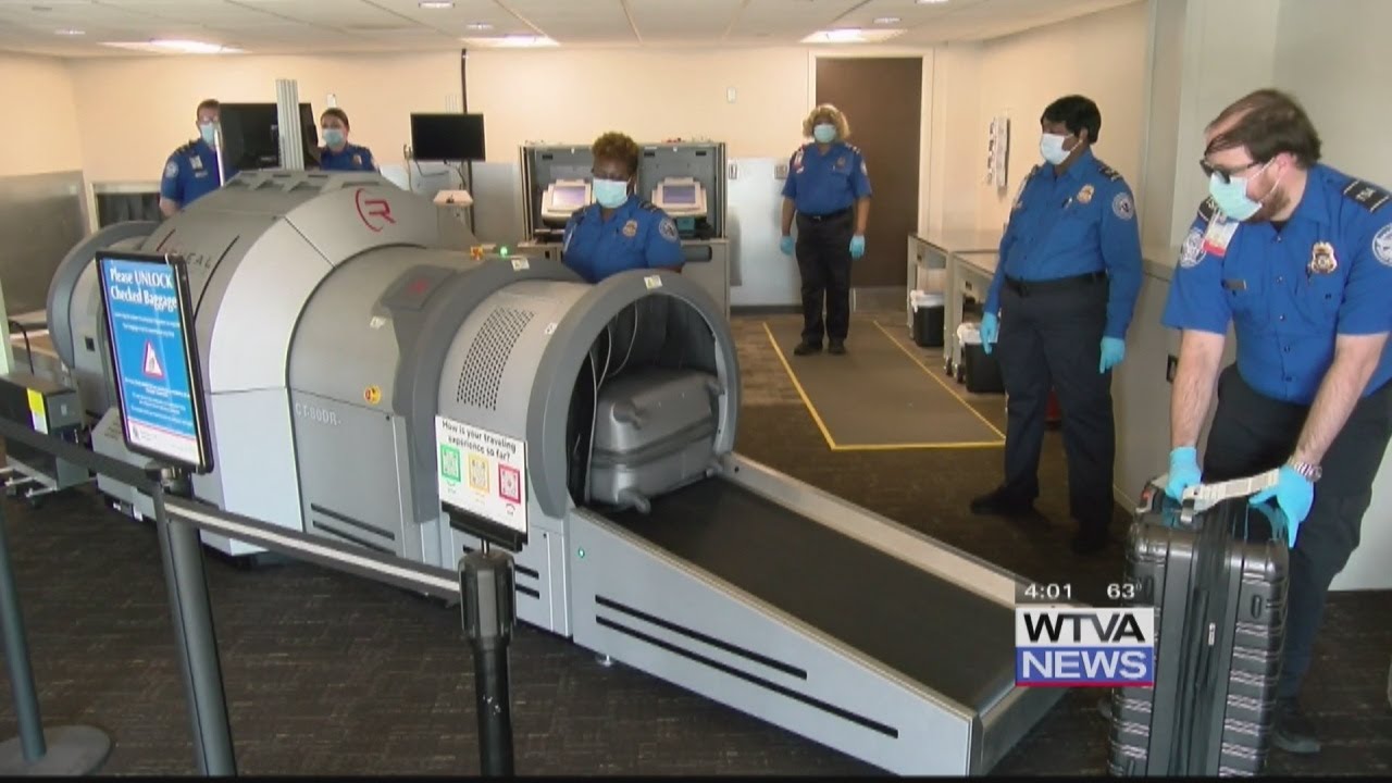 TSA Technology updated at Golden Triangle Airport - YouTube