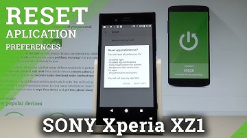 How to Reset App Preferences in SONY Xperia XZ1 - Restore App Preferences |HardReset.Info
